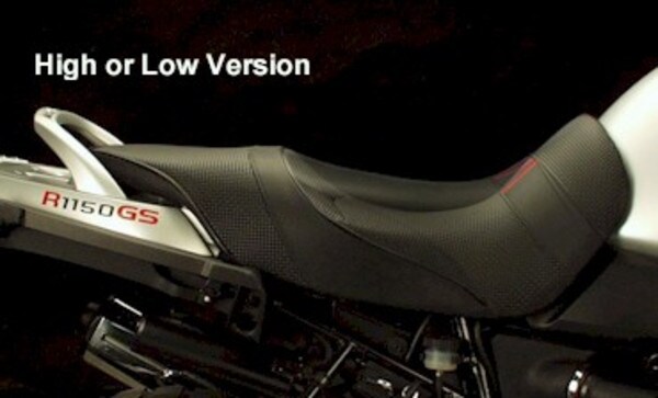 World Sport on the R11GS Adventure - High & Low Versions side-by-side (Shown with CarbonFX, black welt.)
